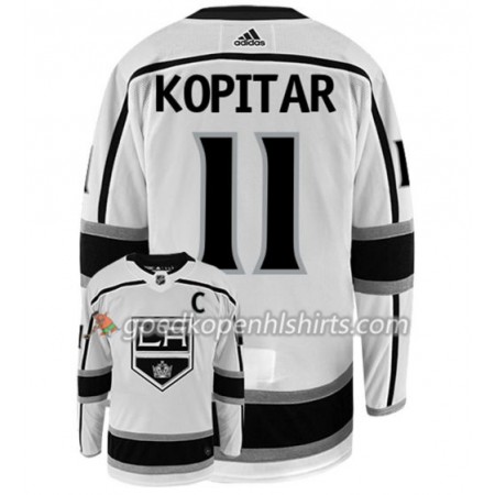 Los Angeles Kings ANZE KOPITAR 11 Adidas Wit Authentic Shirt - Mannen